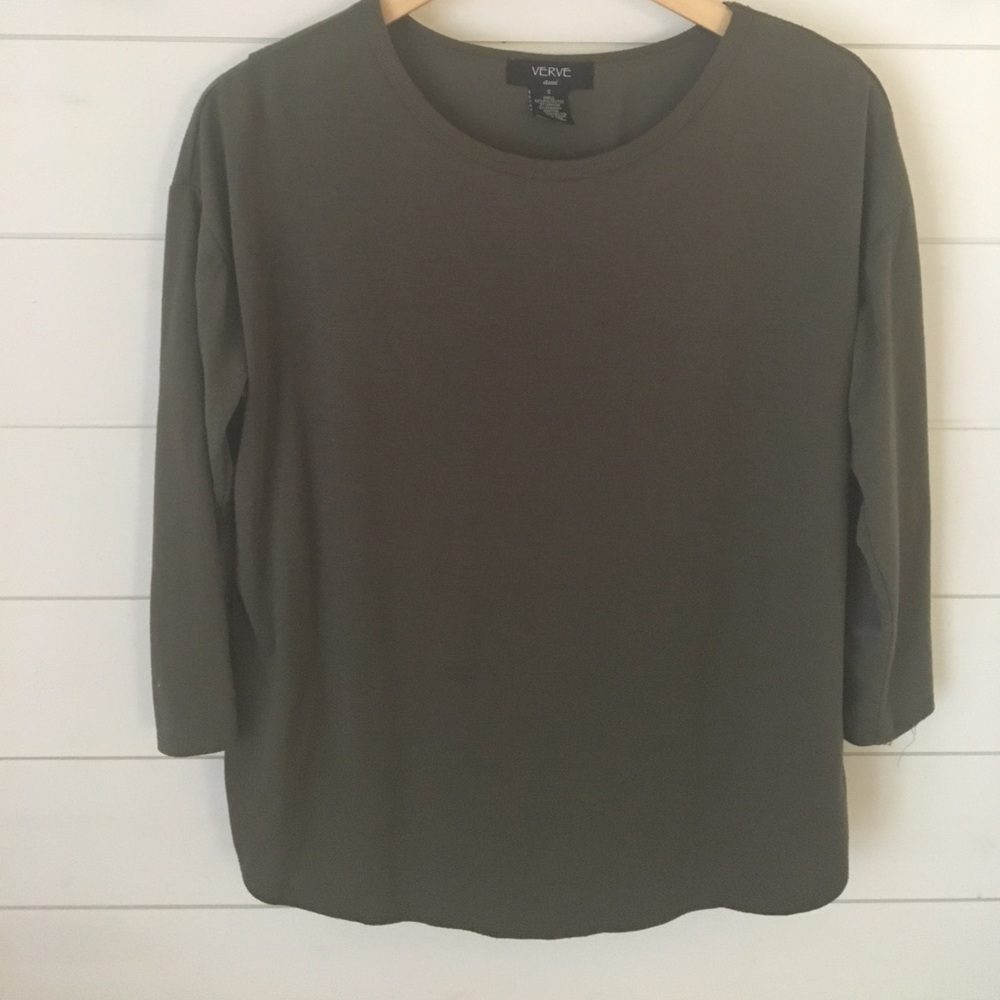 Olive Green Top, small